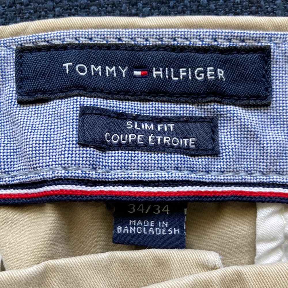 Tommy Hilfiger Men’s 34x34 Slim Fit Khaki